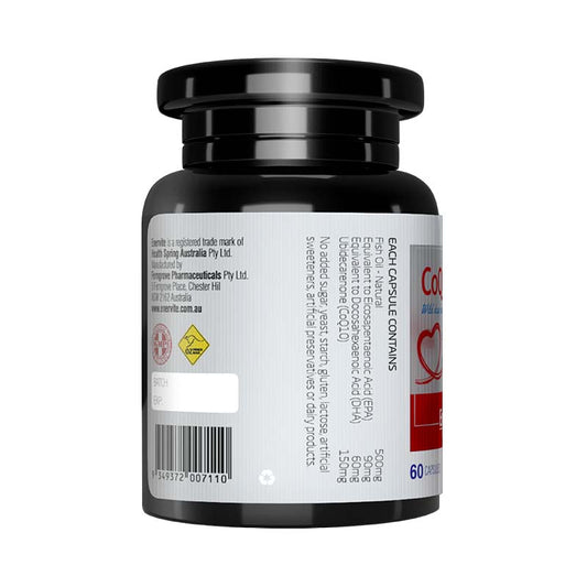 Co-Q10 150mg with wild deep sea fish oil 500mg 60s