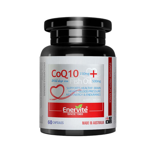 Co-Q10 150mg with wild deep sea fish oil 500mg 60s