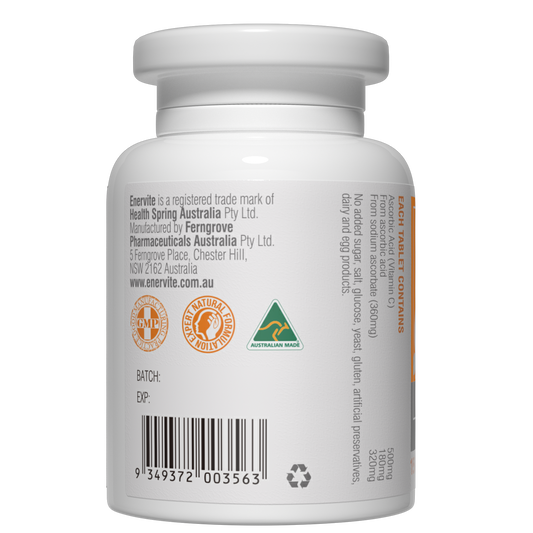 Enervite Vitamin C - Orange Flavour 90s