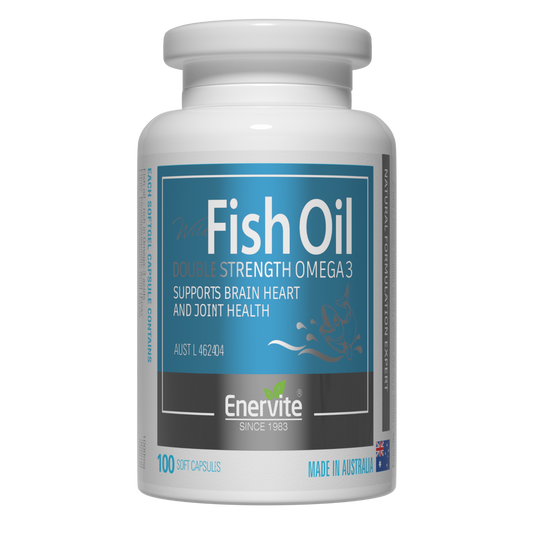 Enervite Wild Fish Oil Double Strength Omega 3 100s