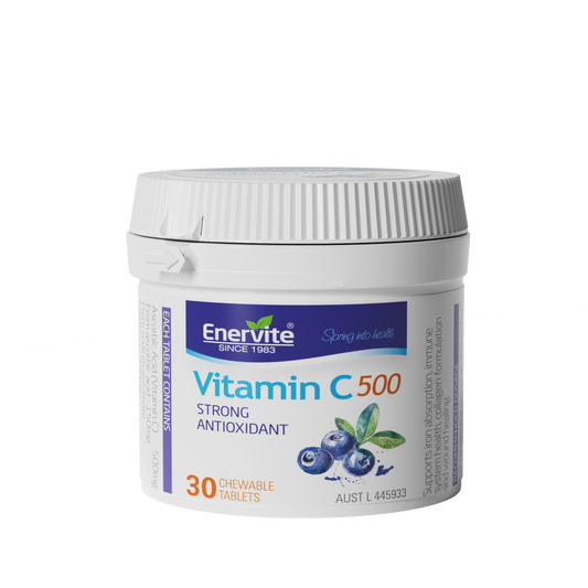 Enervite Vitamin C - BOOSTING Blueberry Flavour 3x30s ONLY $18