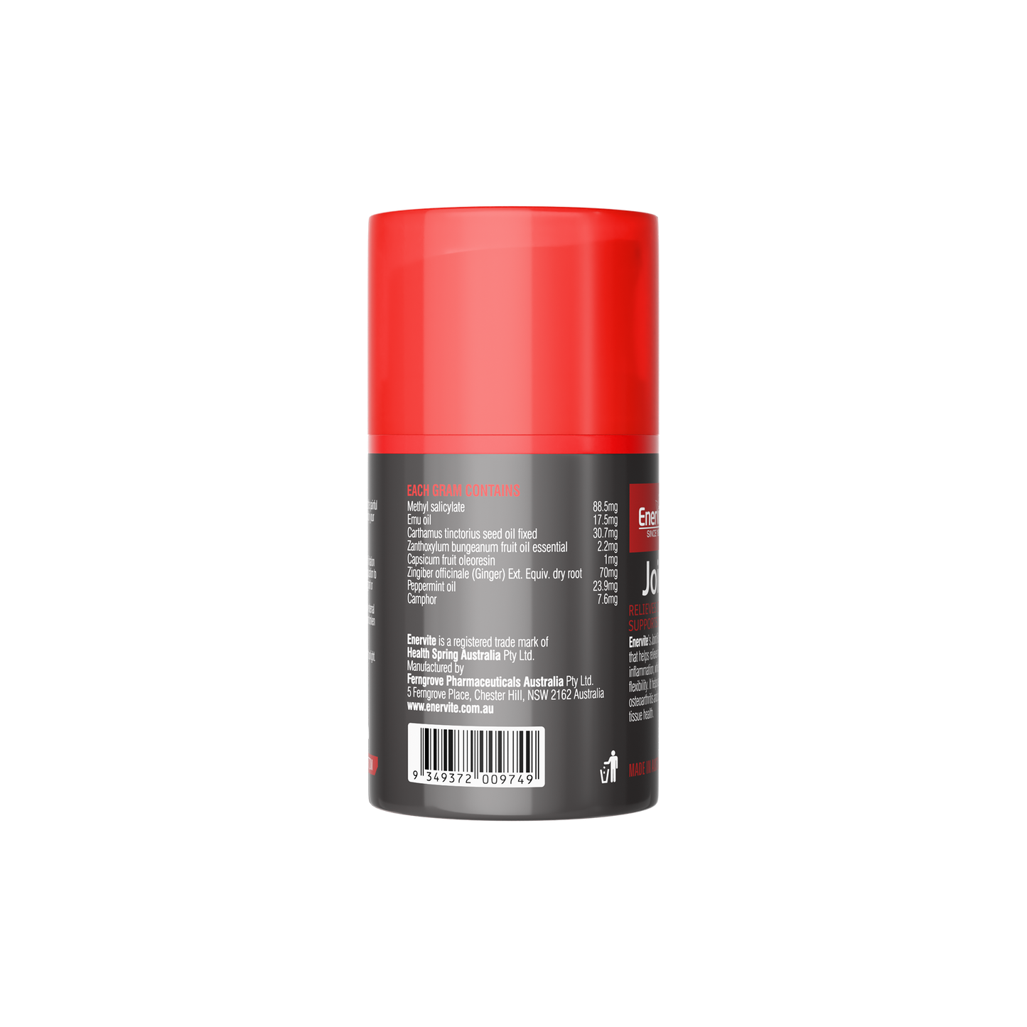 Joint Rub 50g for Muscle and Joint Comfort | Enervite
