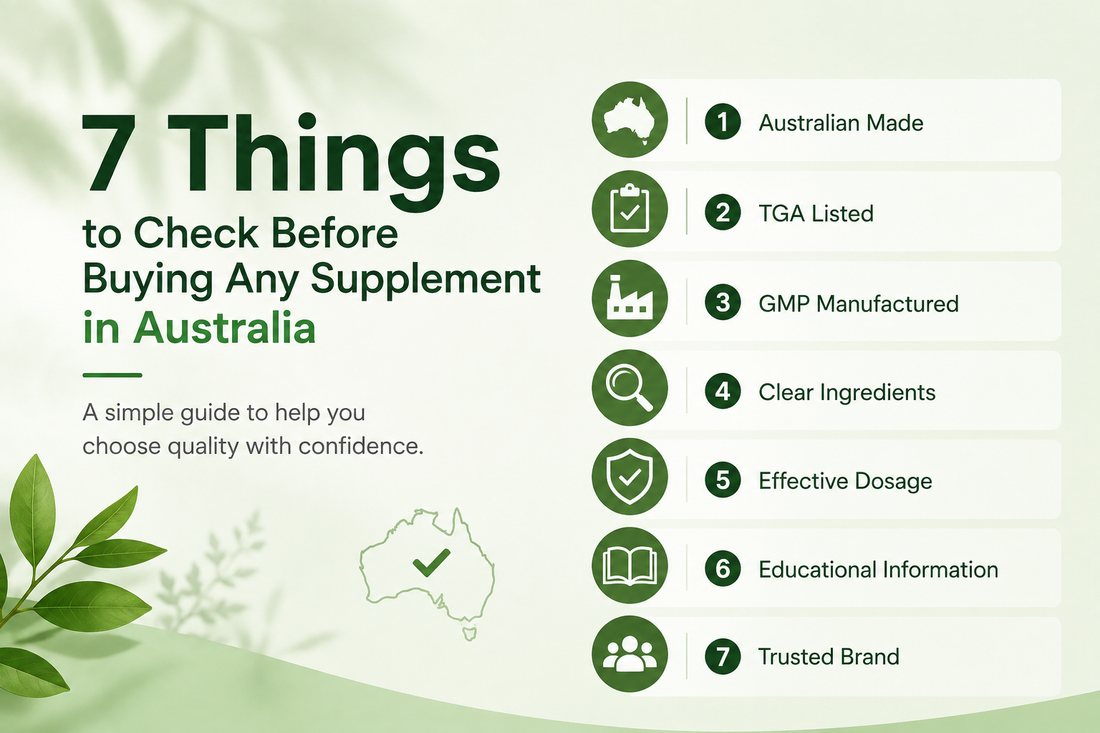 7 Things to Check Before Buying Any Supplement in Australia (2026 Guide)