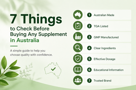 7 Things to Check Before Buying Any Supplement in Australia (2026 Guide)