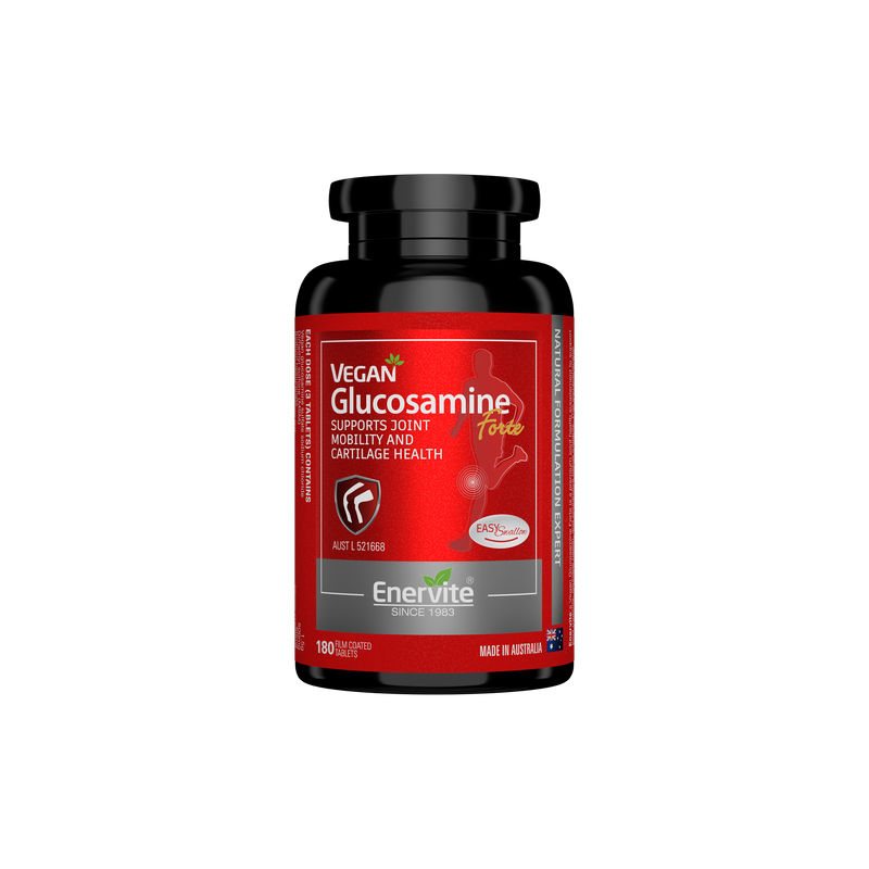 Vegan Glucosamine Forte 180 Tablets for Joint Support | Enervite
