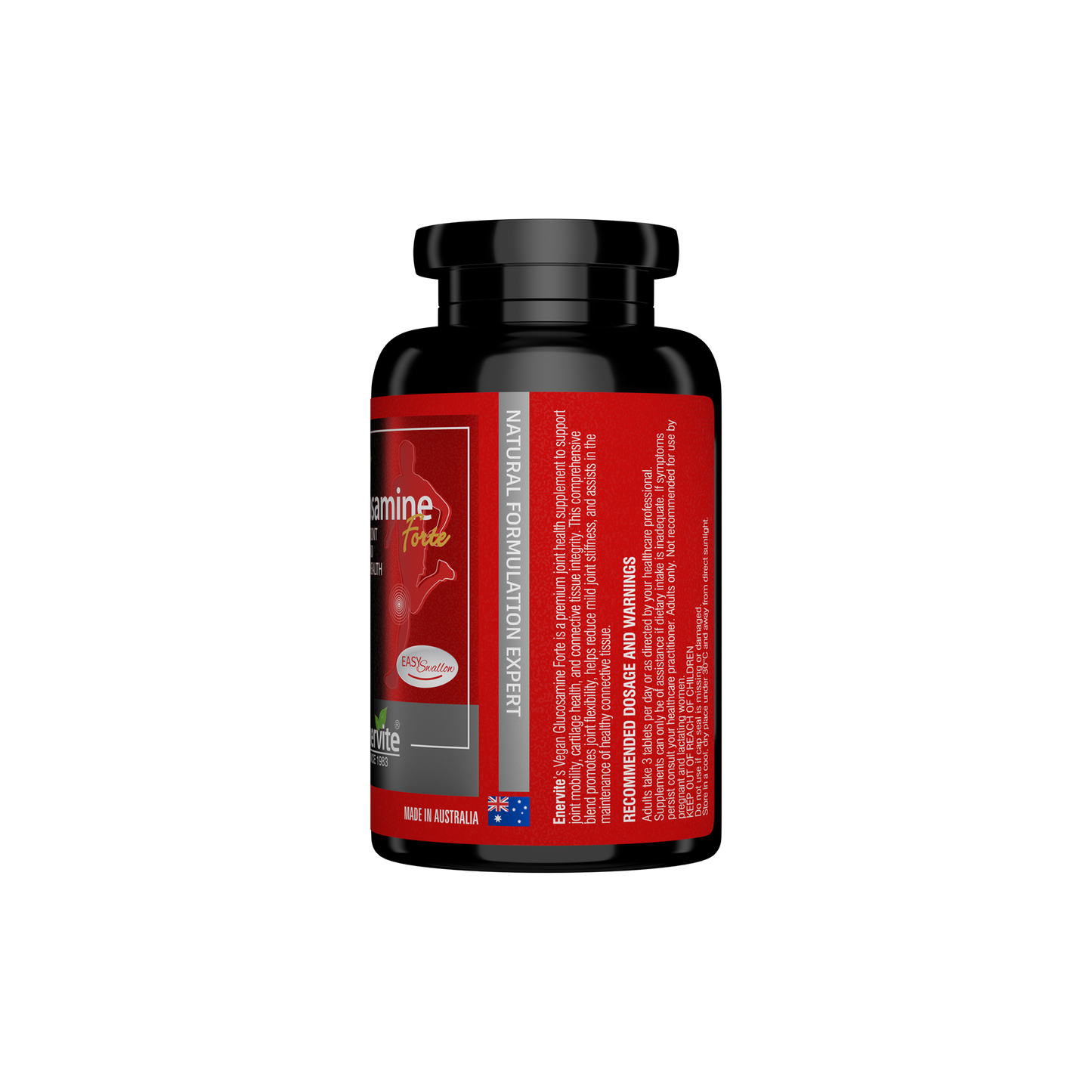 Vegan Glucosamine Forte 180 Tablets for Joint Support | Enervite