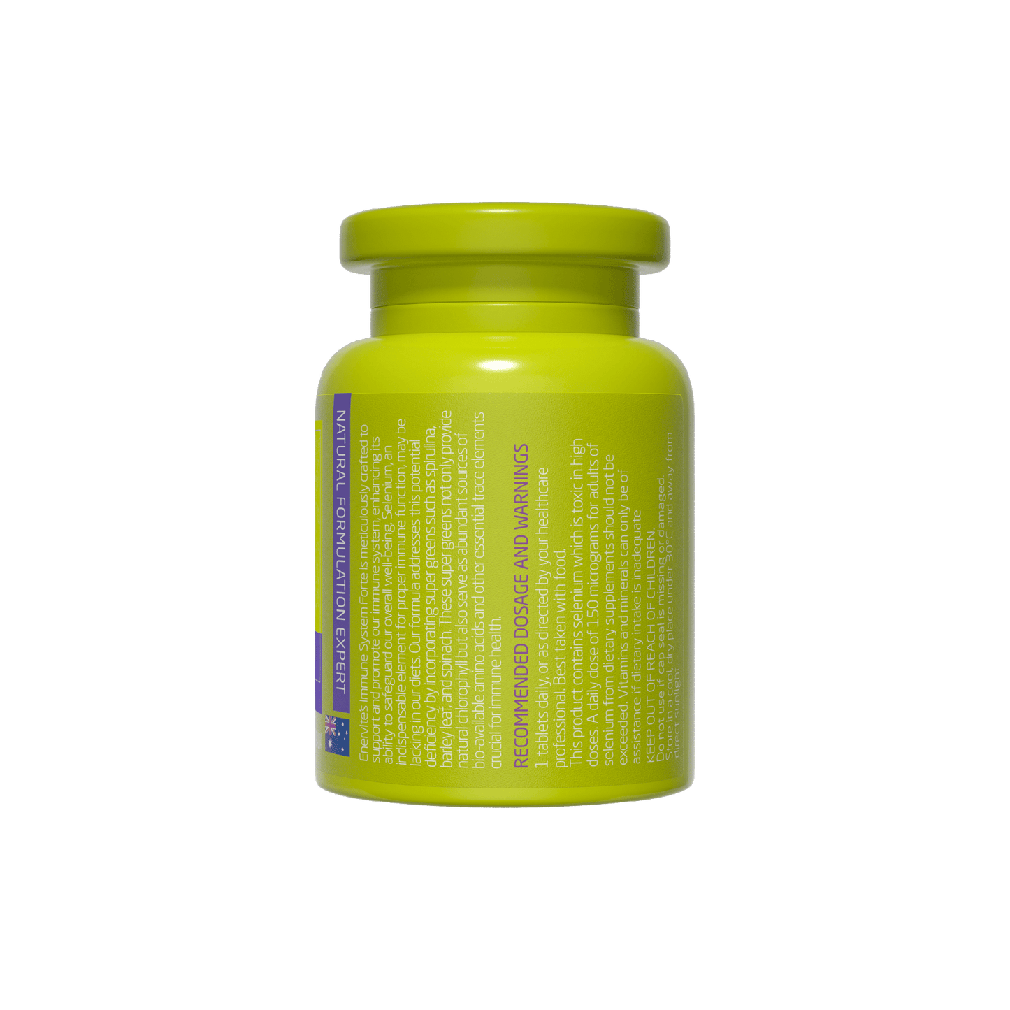 Immune System Supplement Vegan 60 Tablets | Enervite
