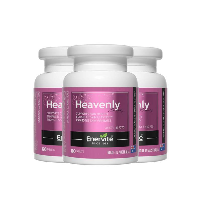 Heavenly Wellness Supplement 60 Tablets for Daily Vitality 3 pack | Enervite(25% off)