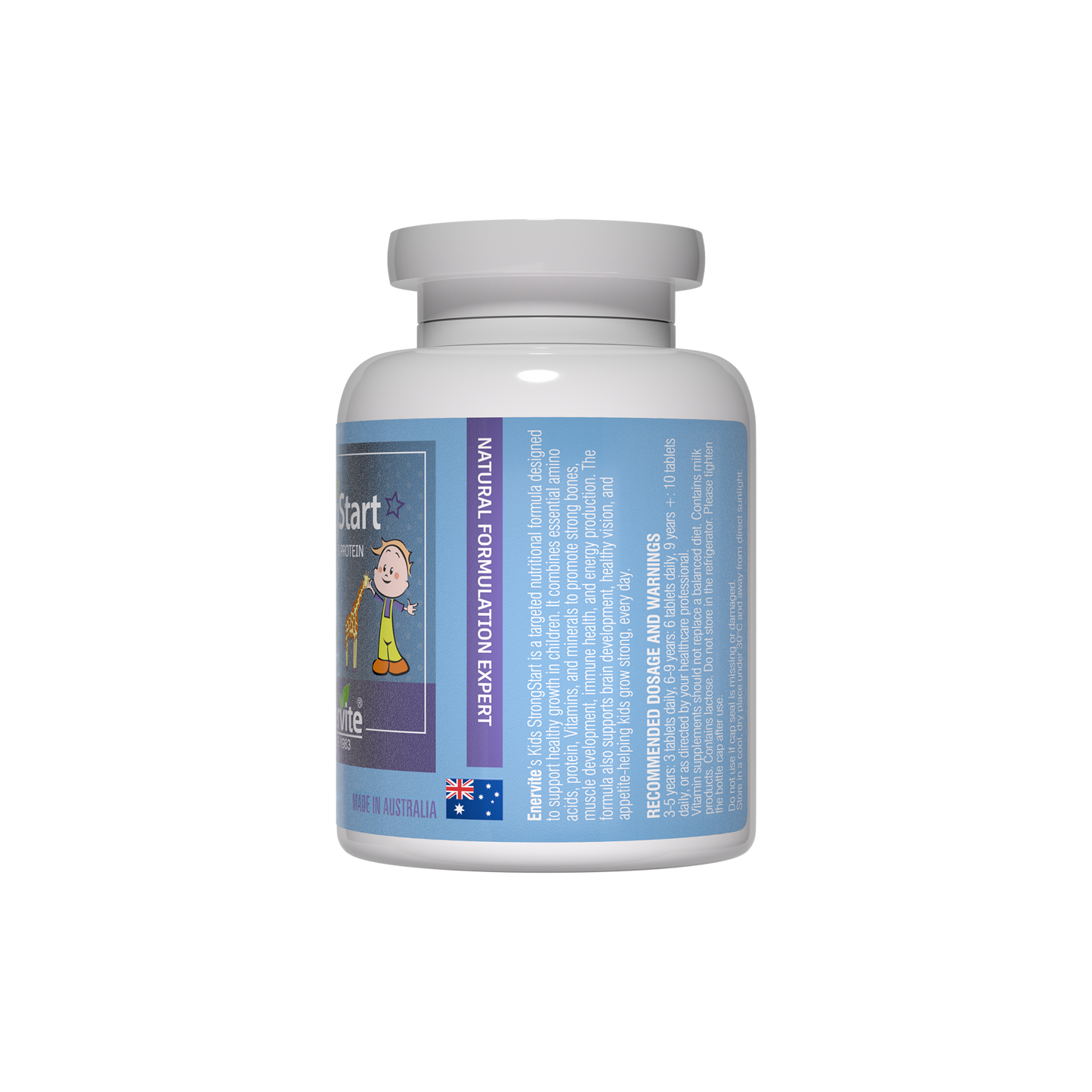 Strong Start Kids Growth Multivitamin 300 Tablets | Enervite