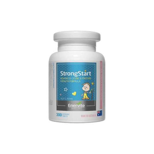 Strong Start Kids Growth Formula 300 Tablets | Enervite