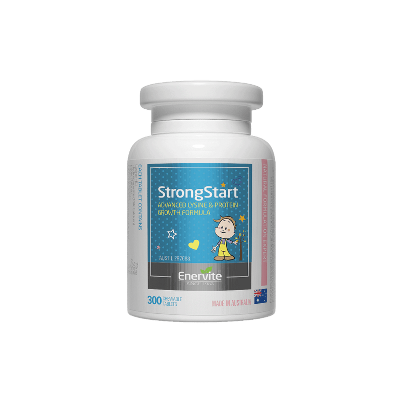 Strong Start Kids Growth Formula 300 Tablets | Enervite
