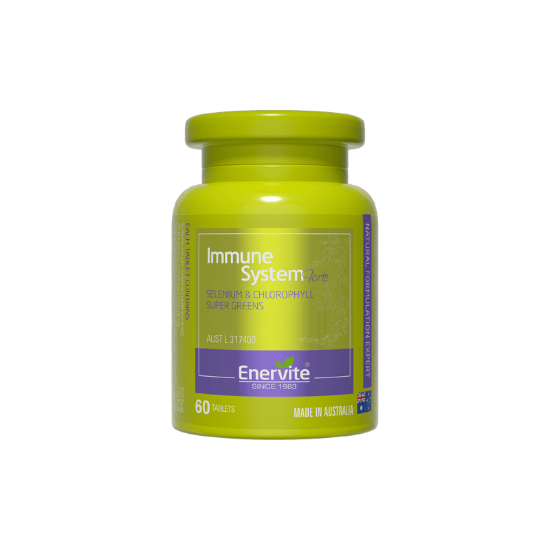 Immune System Supplement Vegan 60 Tablets | Enervite