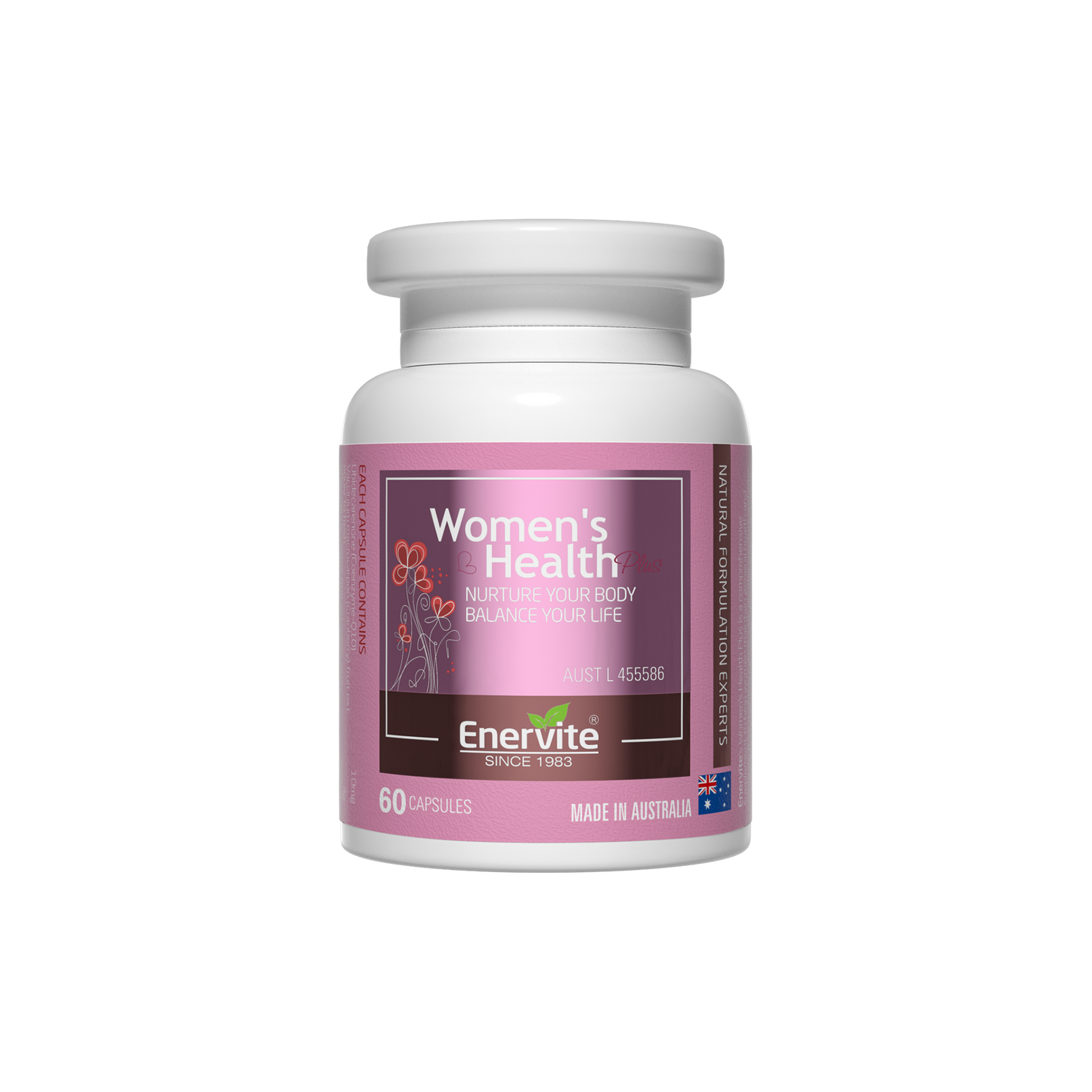 Women's Health Support Supplement 60 Capsules | Enervite