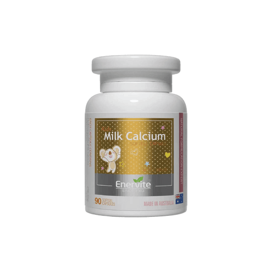 Kids Milk Calcium Softgel Capsules | Enervite