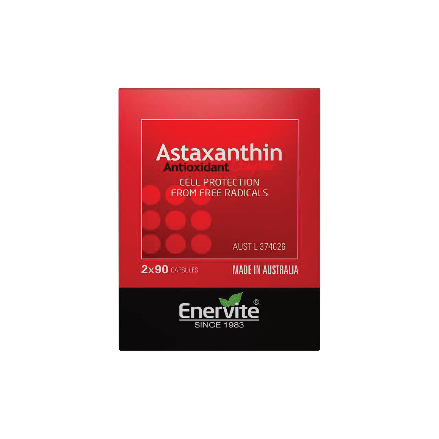 Astaxanthin Antioxidant Gift Set 90 Capsules | Enervite
