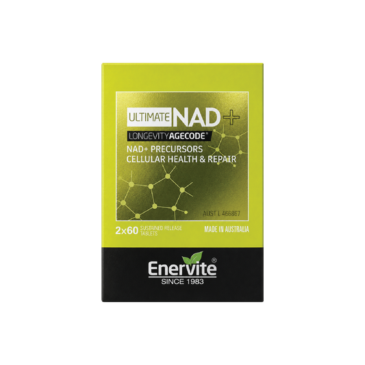 Ultimate NAD+ Longevity Formula | Sustained Release Tablets | Enervite