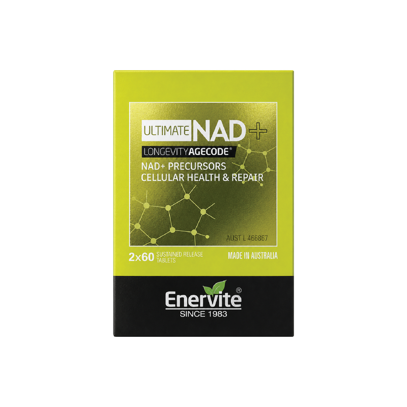 Ultimate NAD+ Longevity Formula | Sustained Release Tablets | Enervite
