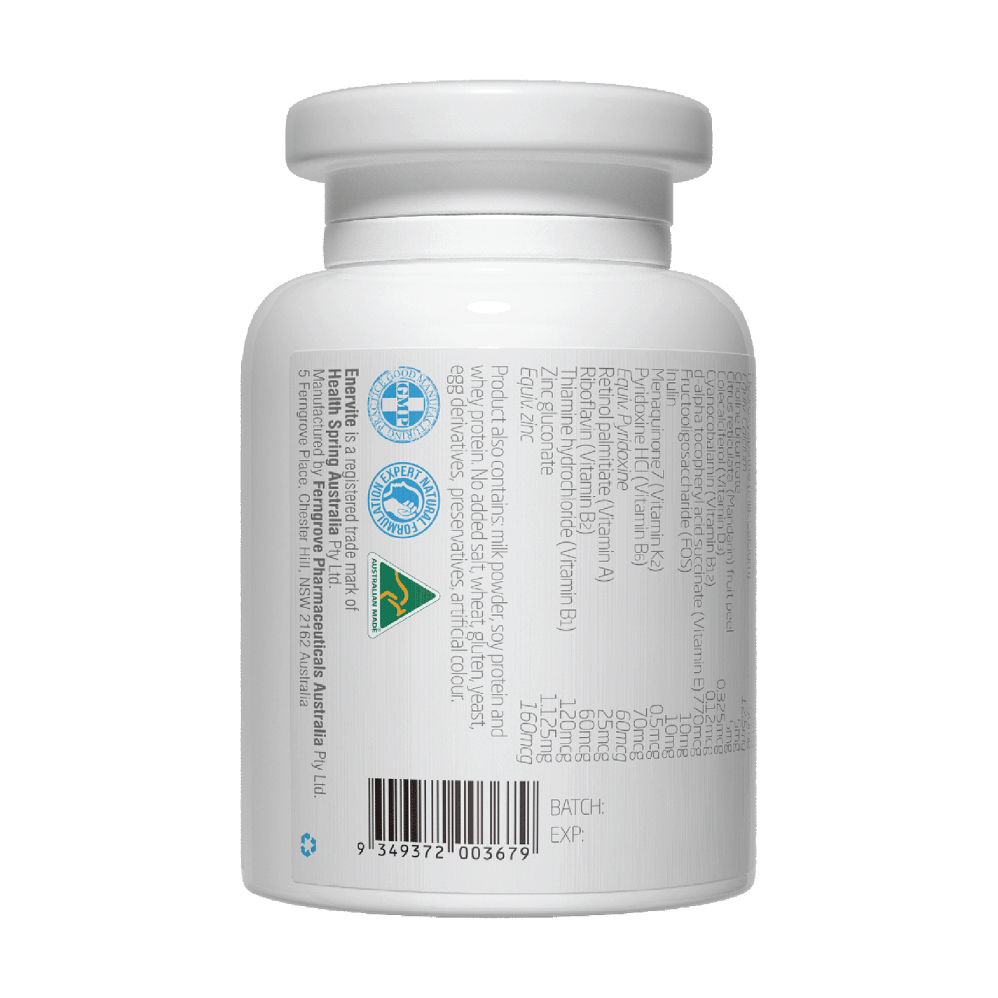 Strong Start Kids Growth Formula 300 Tablets | Enervite