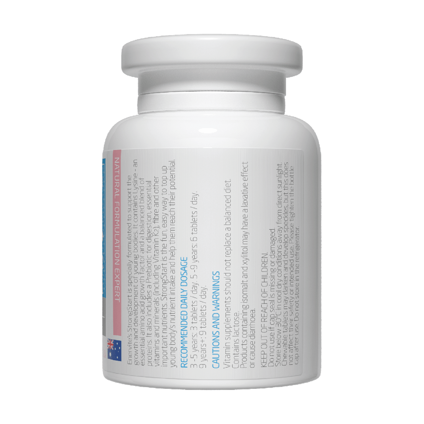 Strong Start Kids Growth Formula 300 Tablets | Enervite