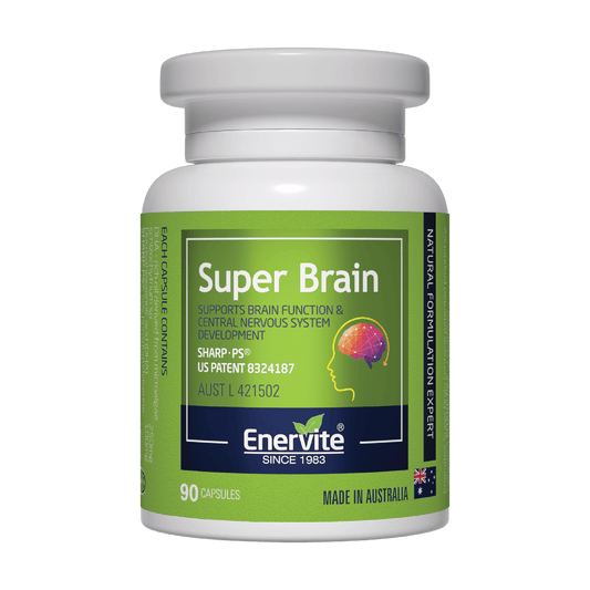 Super Brain Brain Health Supplement 90 Capsules | Enervite