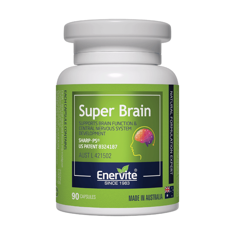 Super Brain Brain Health Supplement 90 Capsules | Enervite