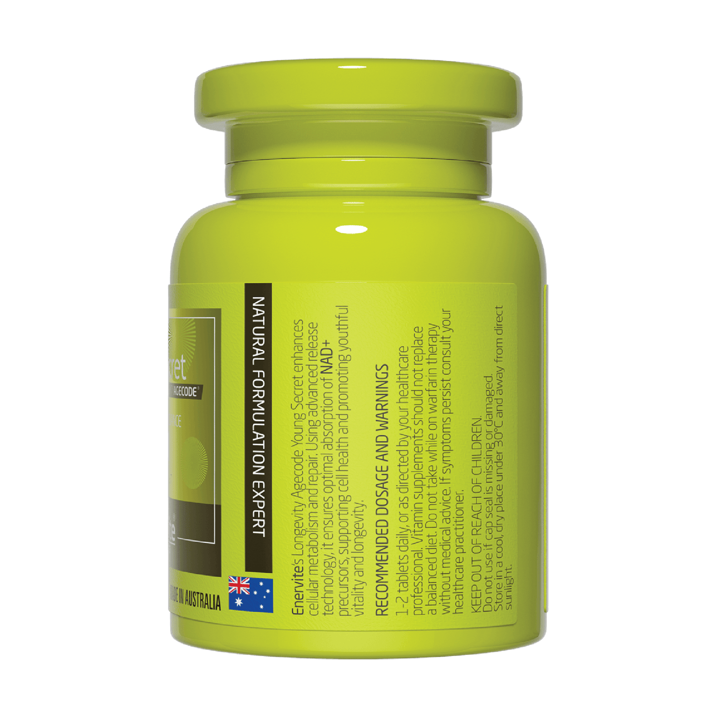 Young Secret Anti-Ageing Supplement 60 Tablets | Enervite