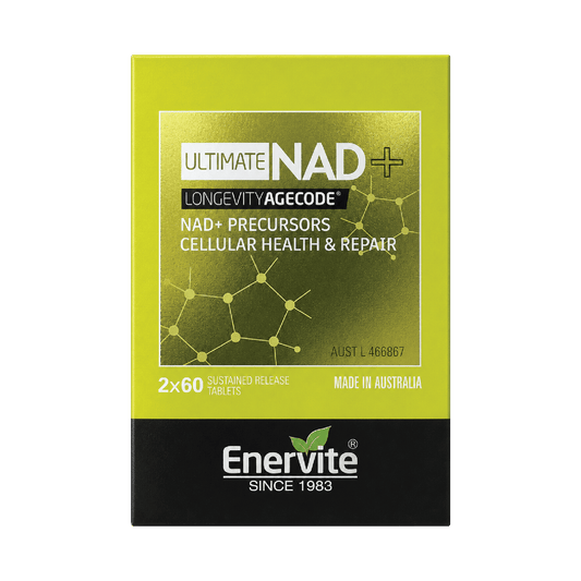 Ultimate NAD+ Longevity Formula | Sustained Release Tablets | Enervite
