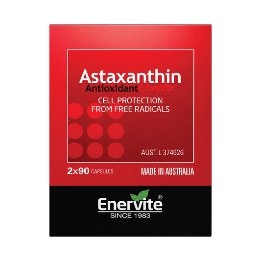 Astaxanthin 12mg Daily Dose  90's*2 Gift Pack | Enervite