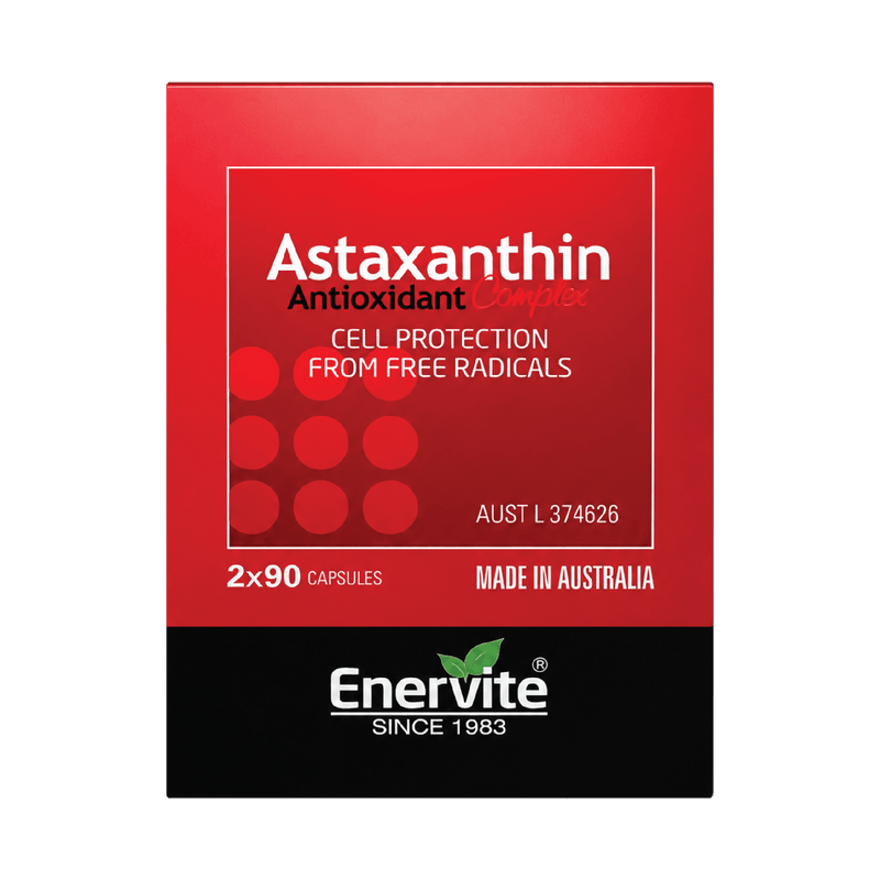 Astaxanthin 12mg Daily Dose  90's*2 Gift Pack | Enervite
