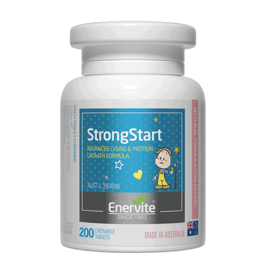 Strong Start Kids Growth Formula 200 Tablets | Enervite