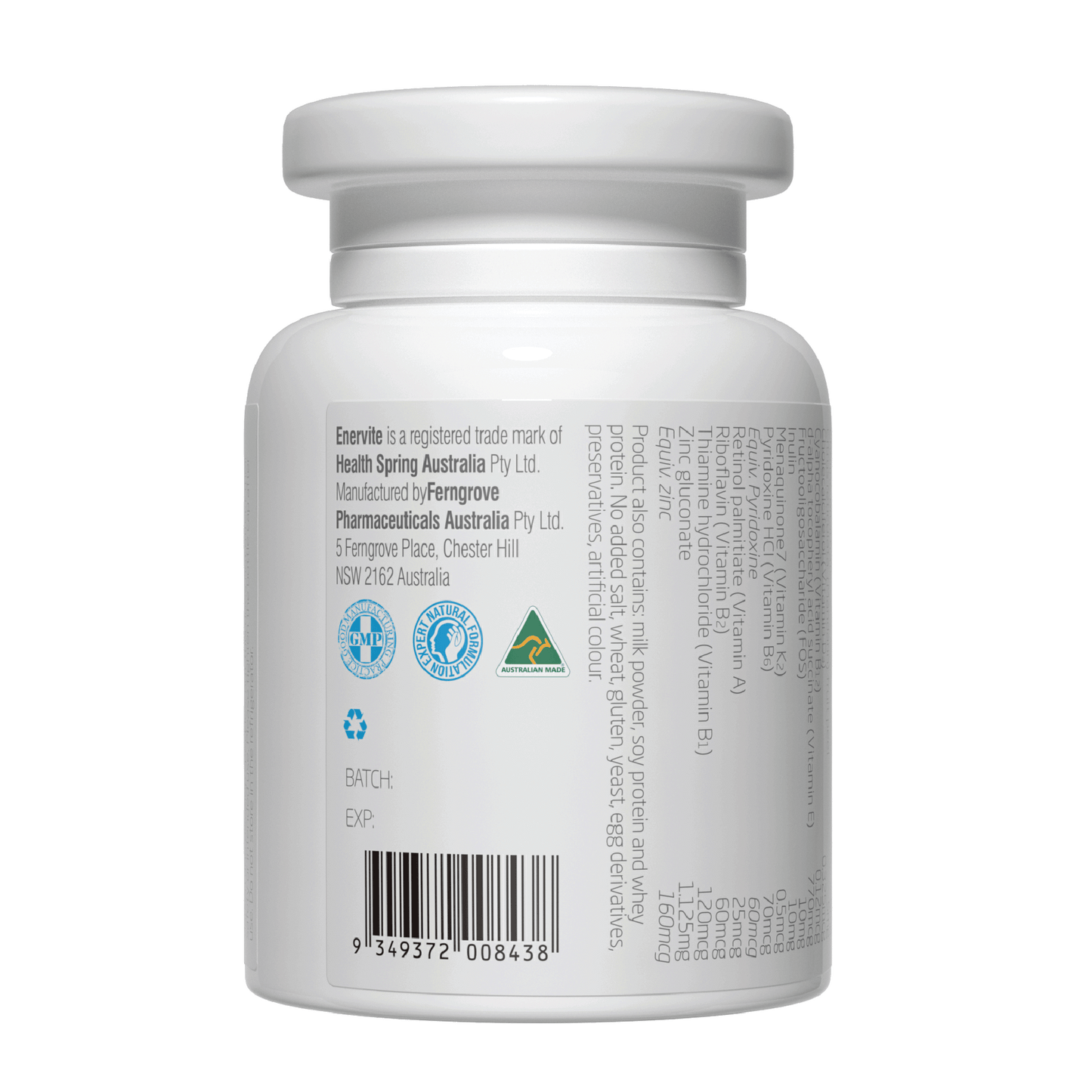 Strong Start Kids Growth Formula 200 Tablets | Enervite