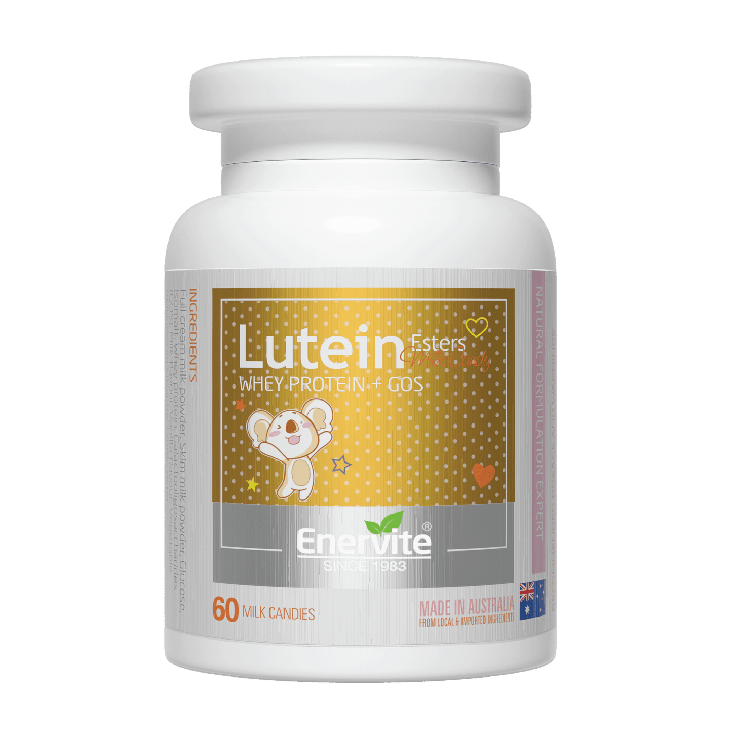 Lutein Mini Milk 60 Tablets | Enervite