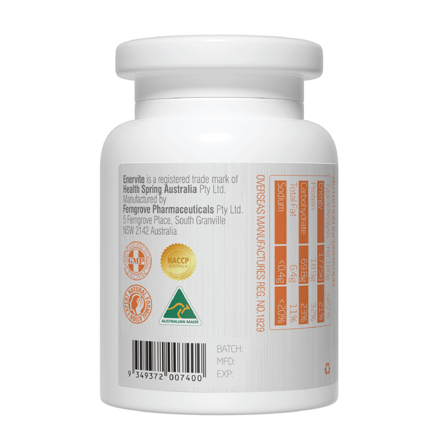 Lutein Mini Milk 60 Tablets | Enervite