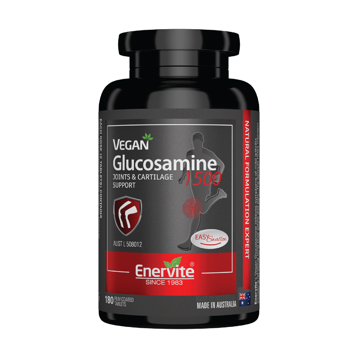 Vegan Glucosamine 1500mg 180 Tablets Joint Support | Enervite
