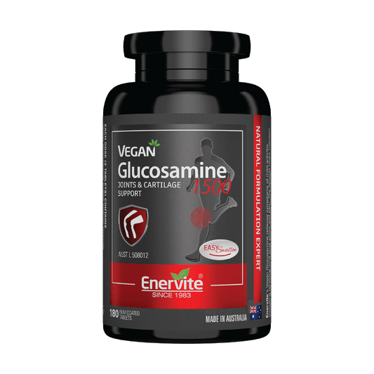 Vegan Glucosamine 1500mg 180 Tablets Joint Support | Enervite