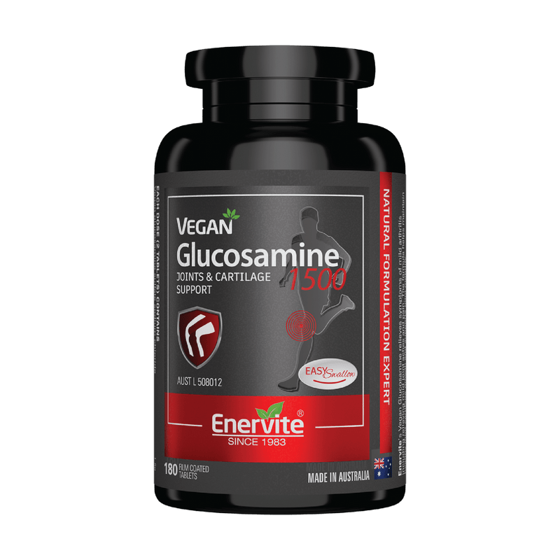 Vegan Glucosamine 1500mg 180 Tablets Joint Support | Enervite