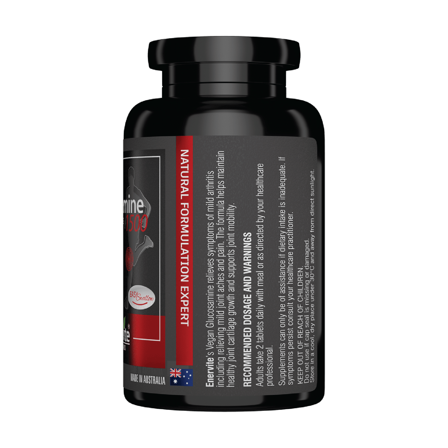 Vegan Glucosamine 1500mg 180 Tablets Joint Support | Enervite