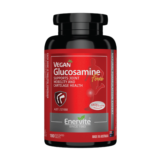 Vegan Glucosamine Forte 180 Tablets for Joint Support | Enervite