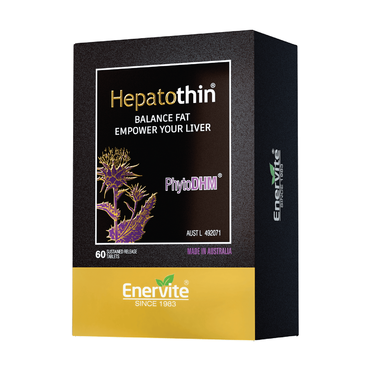 Hepatothin Liver Health Support Supplement | 60 Tablets | Enervite