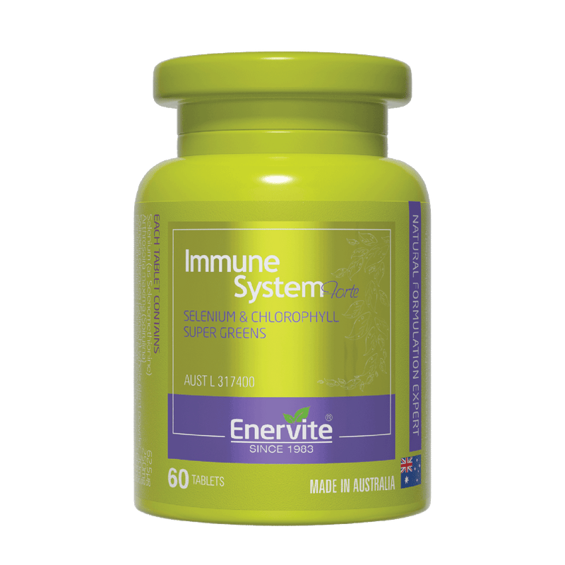Immune System Supplement Vegan 60 Tablets | Enervite