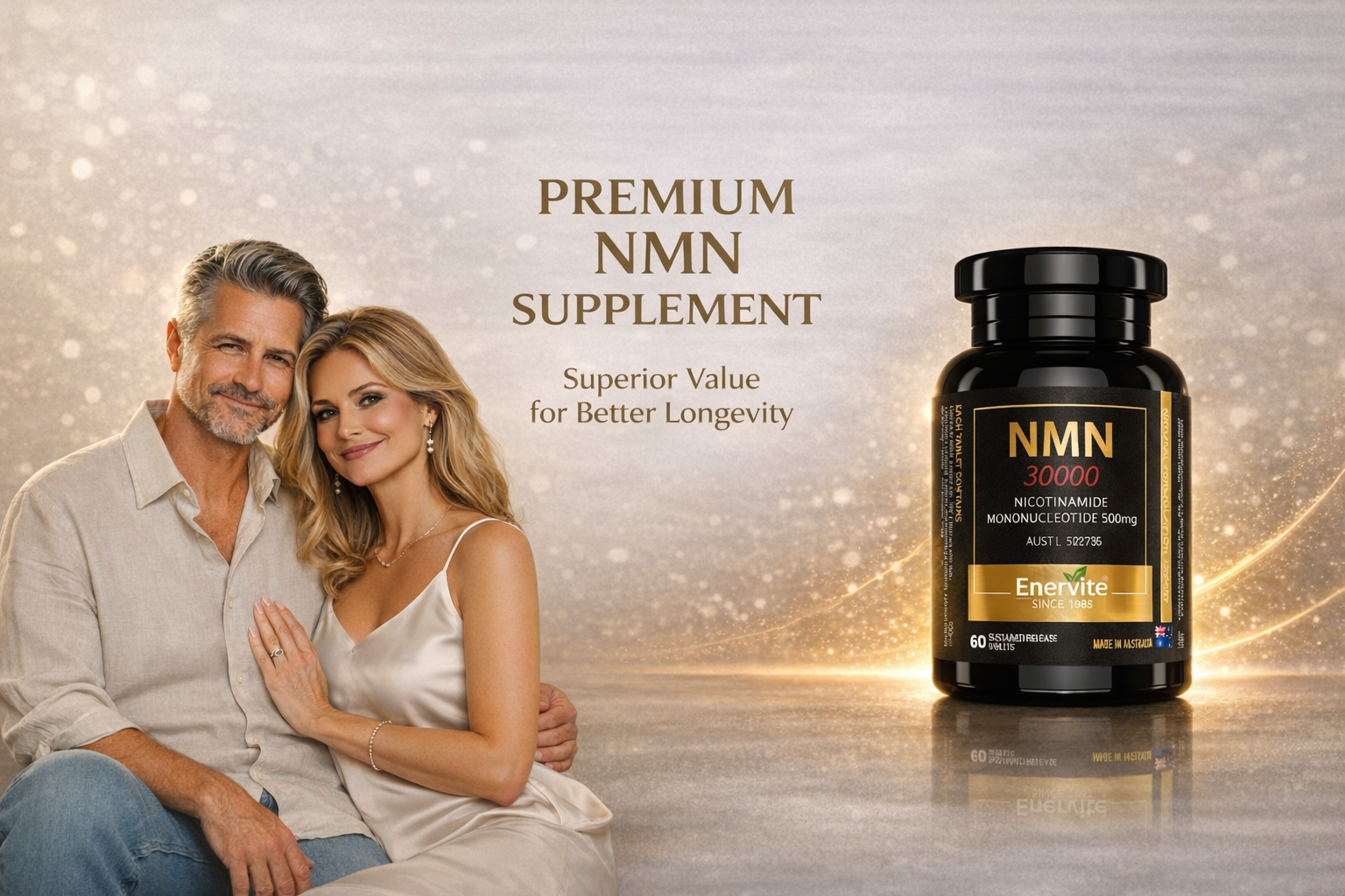 NMN 30000 | Nicotinamide Mononucleotide Supplement for Energy & Healthy Ageing