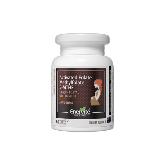 Activated Folate (Methylfolate) 60 Capsules | Enervite