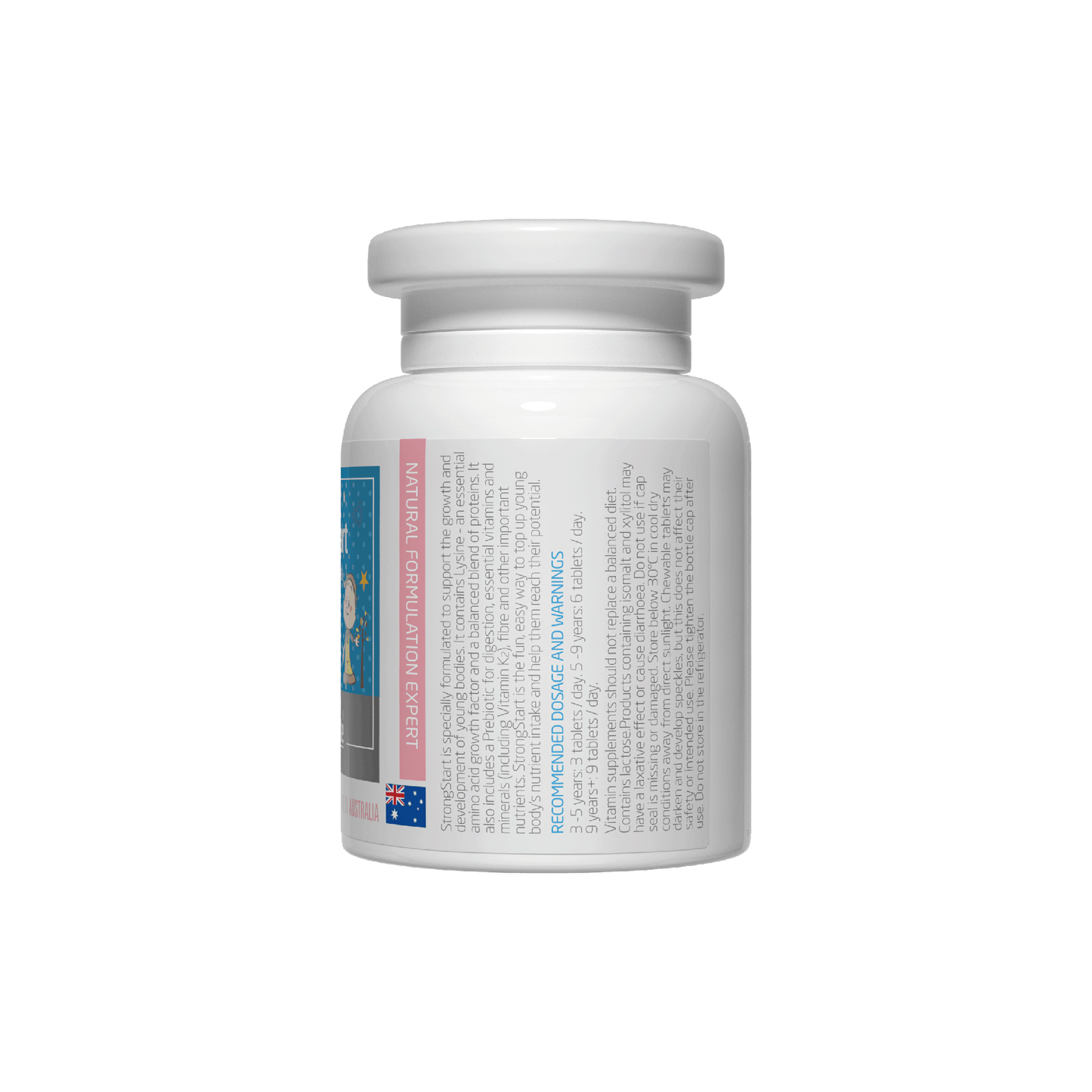 Strong Start Kids Growth Formula 200 Tablets | Enervite