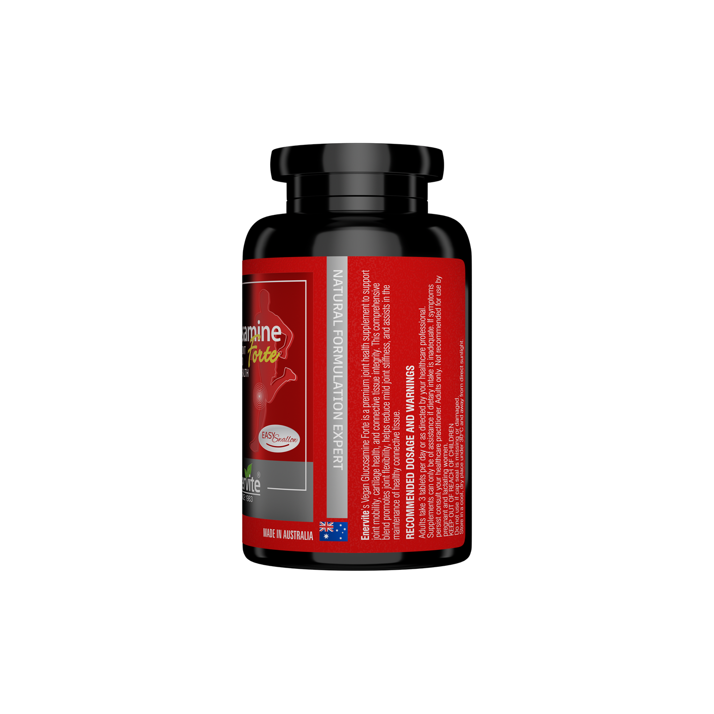 Vegan Glucosamine Forte 180 Tablets for Joint Support | Enervite