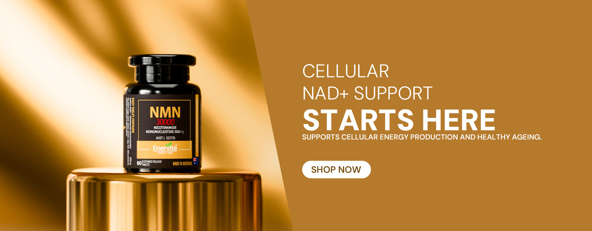 NMN 30000 | Nicotinamide Mononucleotide Supplement for Energy & Healthy Ageing