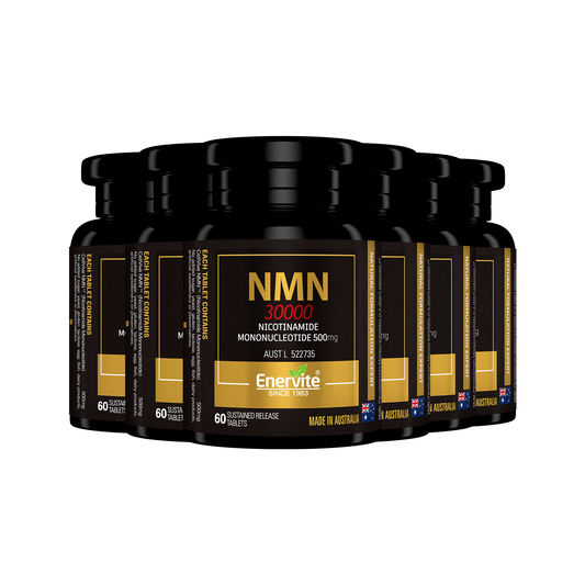 NMN Longevity Support Supplement 60 Tablets 6 pack | Enervite (30% Off)